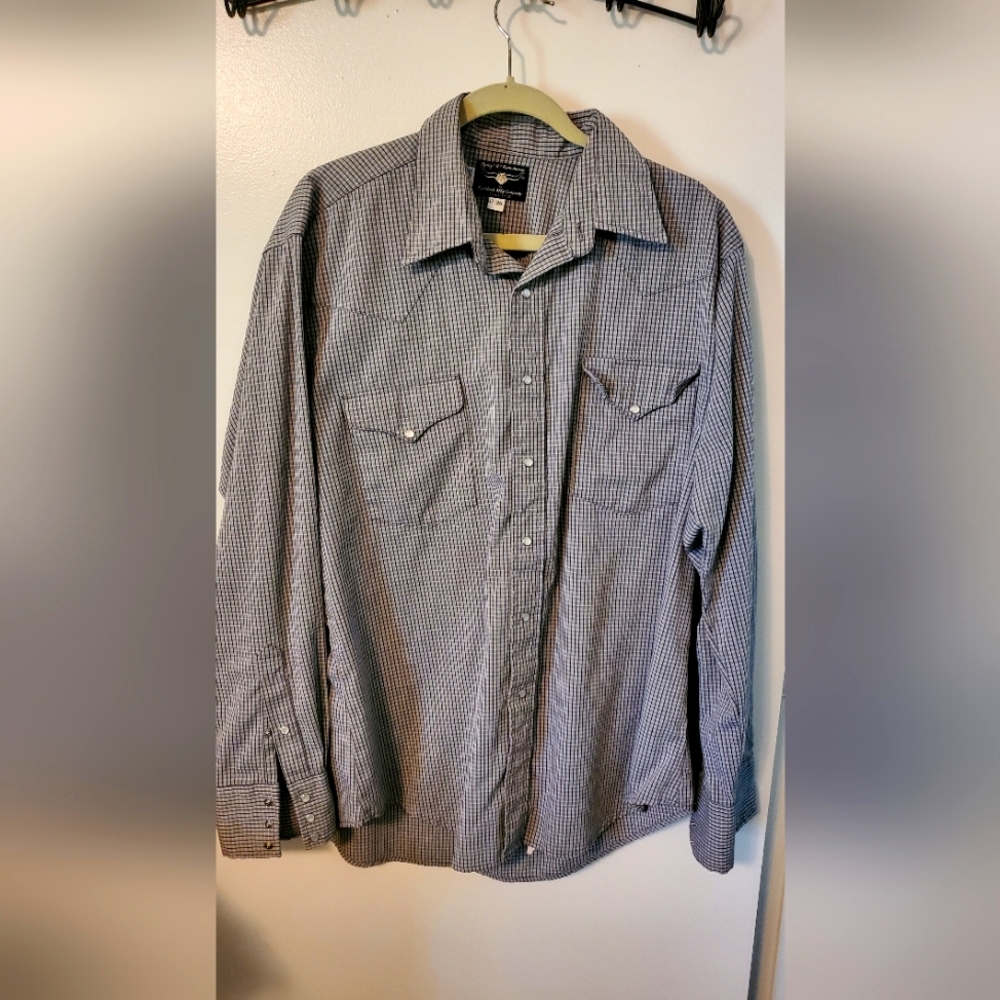 Ruddock Bros Long Sleeve Pearl Snap Shirt